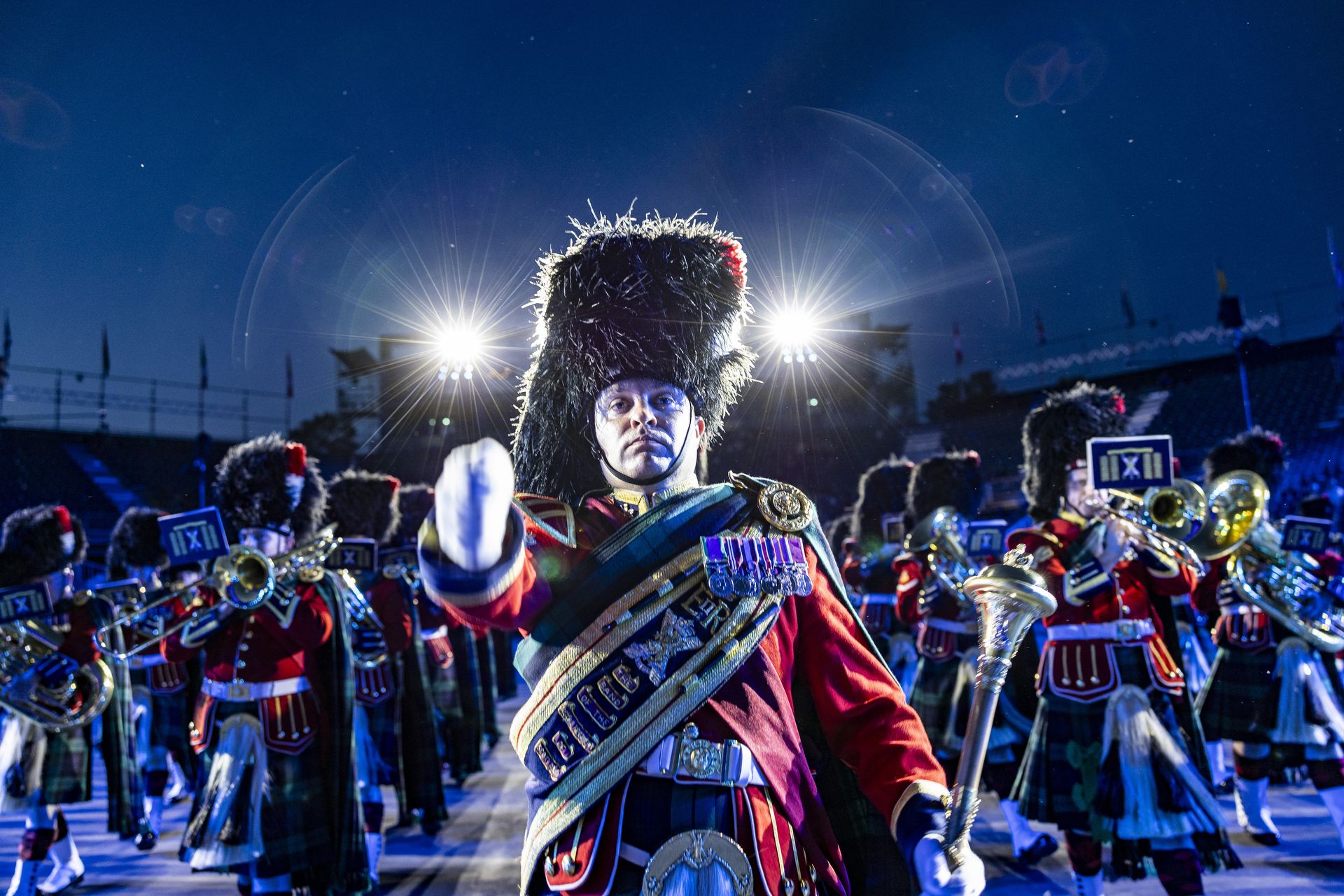 Pipe Major der "The Band of the Royal Regiment of Scotland und The New Zealand Army Band" 